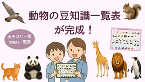 あこがれ、愛らしさに満ちた動物の豆知識一覧表が完成！