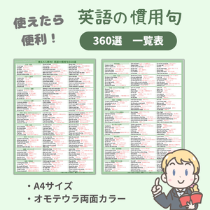 英語の慣用句
